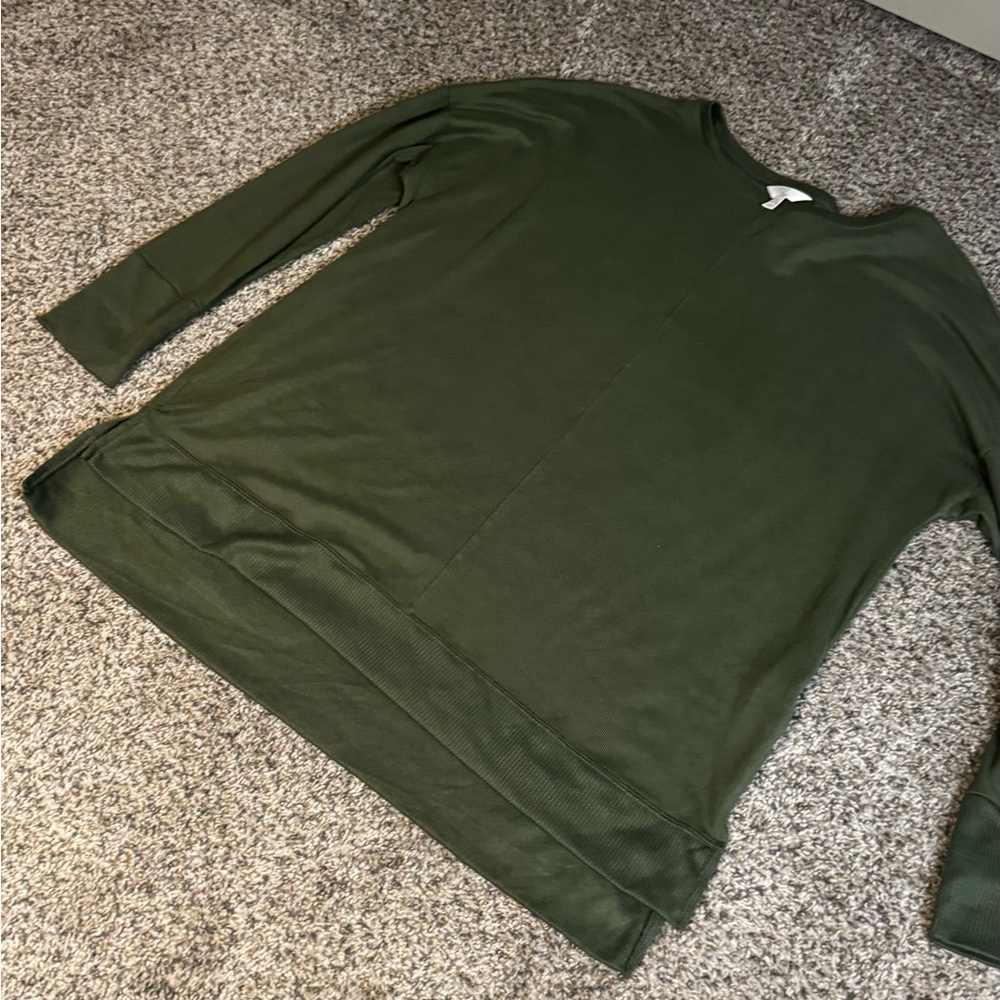 A New Day Olive Green Knit Top